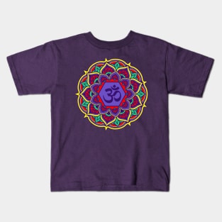 Mandala Om Kids T-Shirt